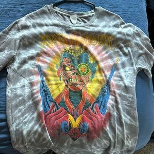 Madeworn Iron Maiden oversized tee size XS